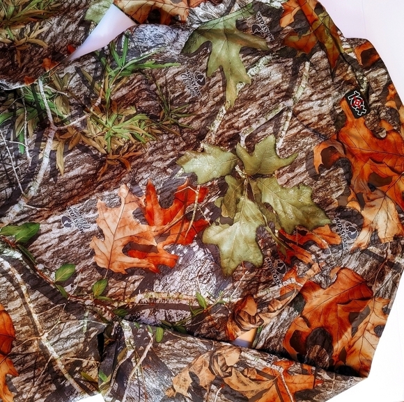 10x Camo Mossy Oak Wind Breaker Shirt S - Picture 2 of 4